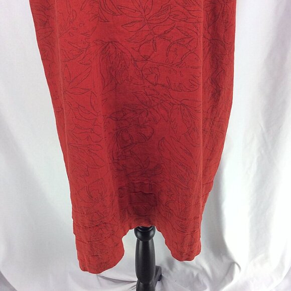 Nicole Miller Original Women’s Shift Dress Size XXL Linen Blend Short Sleeve - Picture 6 of 8